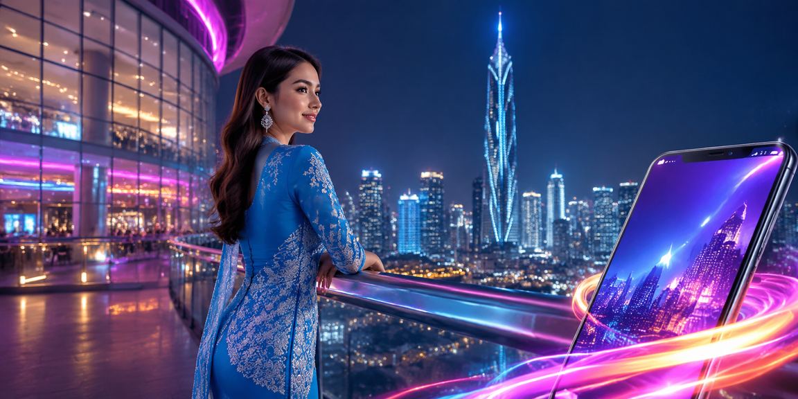 Pengguna 535 di Kuala Lumpur mengakses kasino mudah alih dengan pakaian baju kurung